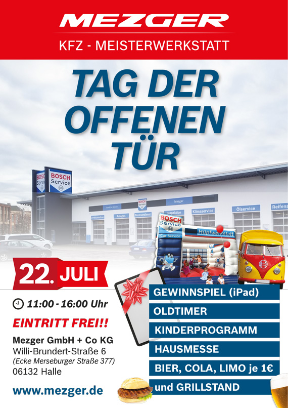 Tag der offenen Türe Halle 22.07.2023