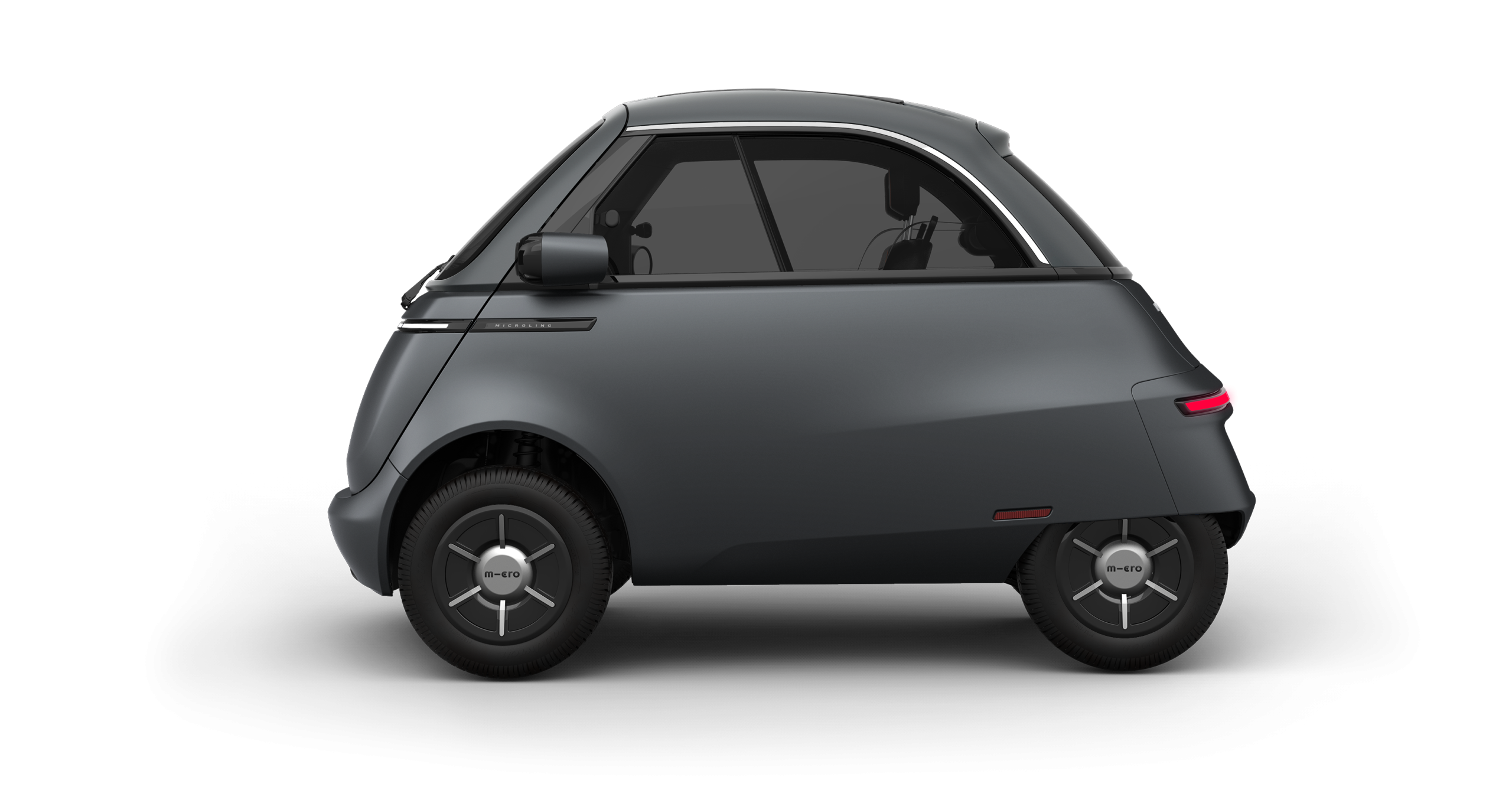 Microlino in der Farbe anthrazit