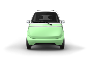 Microlino - E-Auto in mint grün